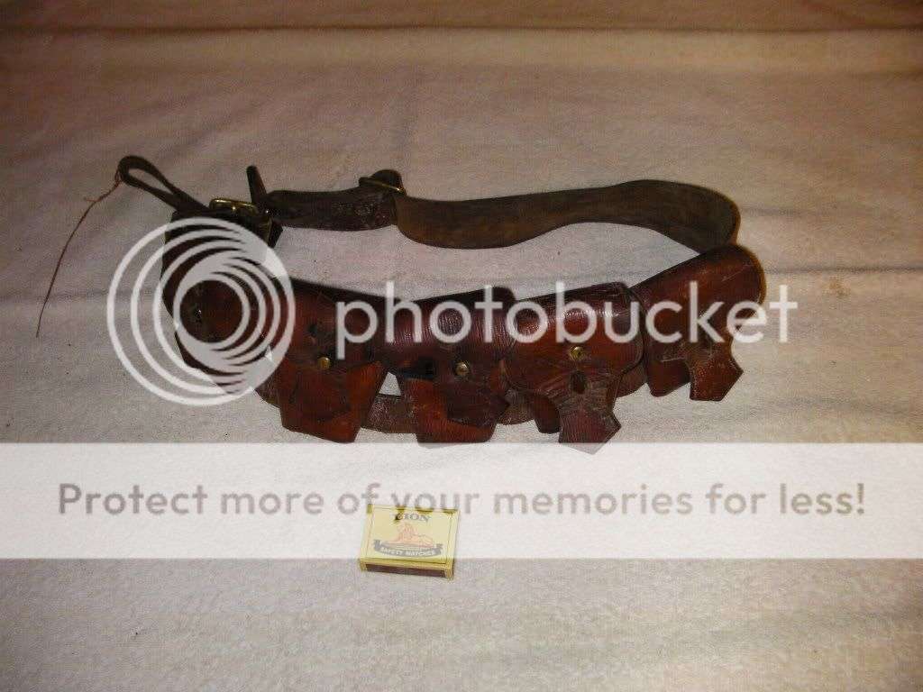 Ammo Leather Bandeleer 5 pouches