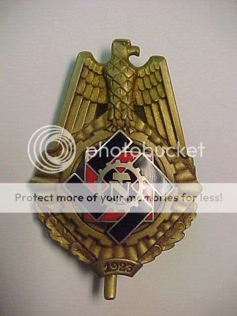 WWII German RARE TENO Badge 1923