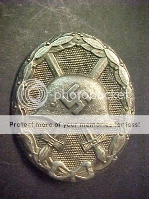 WWII Nazi German Silver Wound Badge L/14 R10 NO RESERVE!!