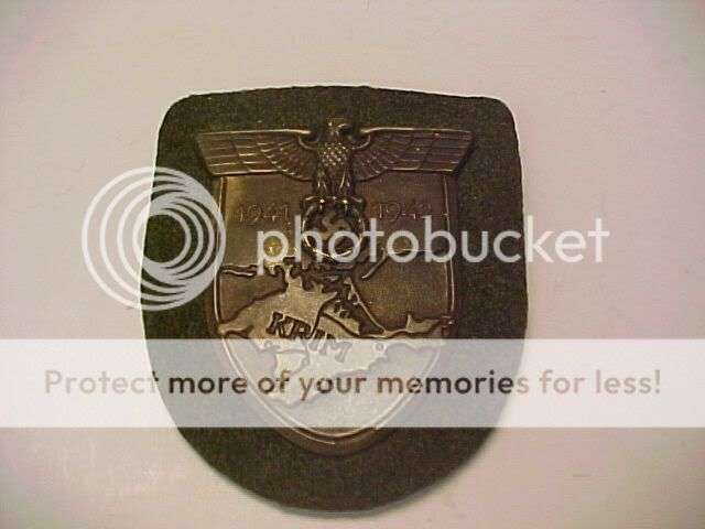 WWII German KRIM Campaign Shield R10 NO RESERVE!