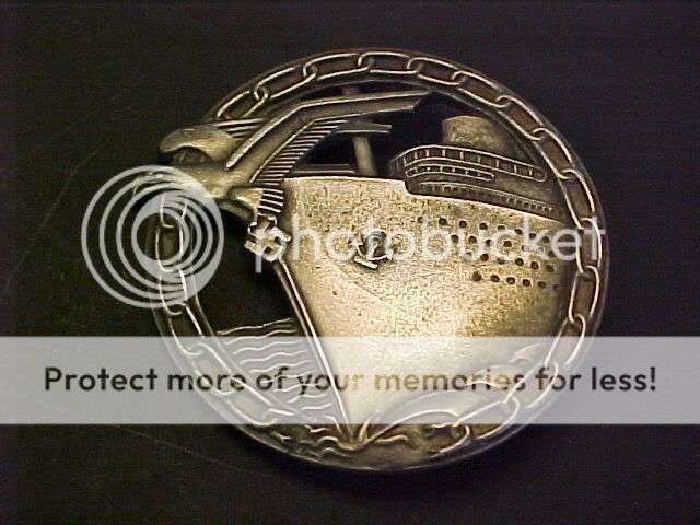 WWII German KRIEGSMARINE BLOCKADE BADGE R10 NO RESERVE!