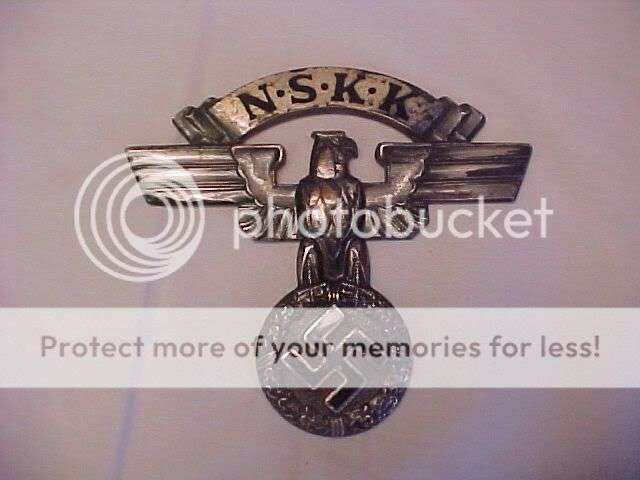 WWII German NSKK Wall Eagle R10 NO RESERVE!