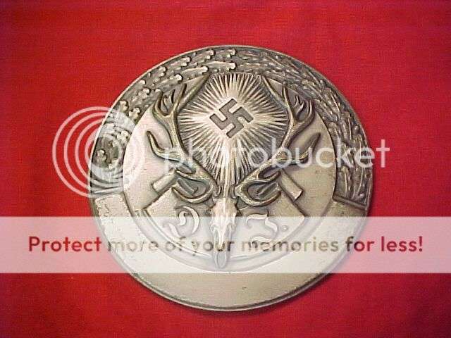 WWII German DJ HUNTING Table Medal R10 NO RESERVE!