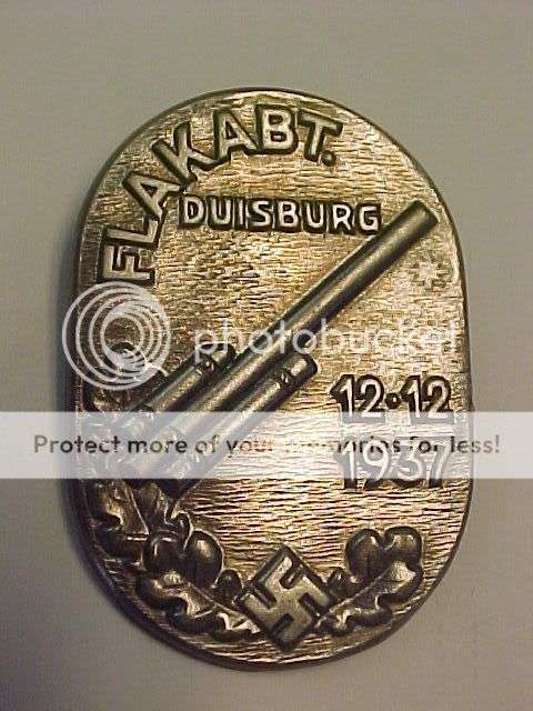 WWII German Badge FLAKABT. 1937 R10 NO RESERVE!!