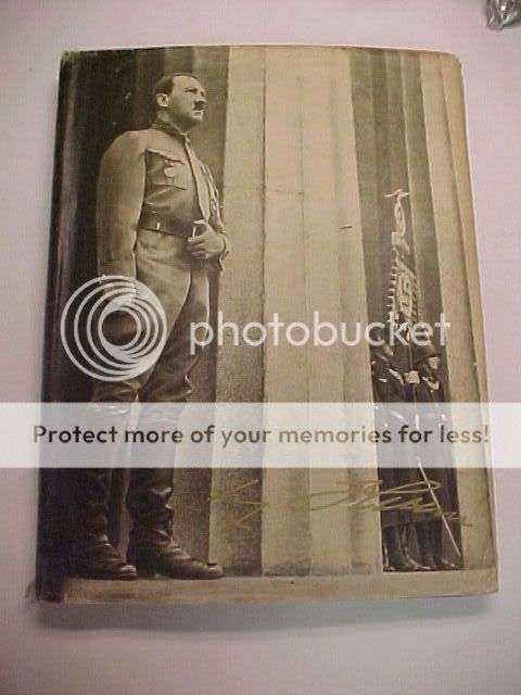 WWII German ADOLF HITLER Cig Book w Dustjacket!