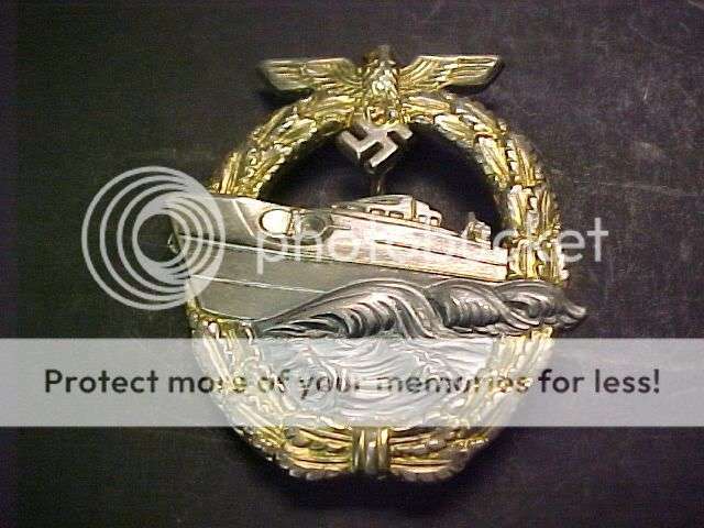 WWII Nazi German Kriegsmarine E-BOAT Badge 800 SILVER!!