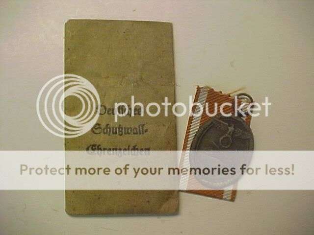 WWII Nazi German WESTWALL Medal w Issue Pack