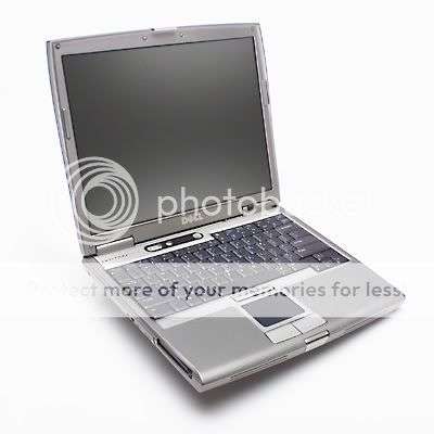 ** Dell D610 Laptop ** 1.73GHZ ** 512MB RAM ** 40GB Hard Drive **  DVD Writer**