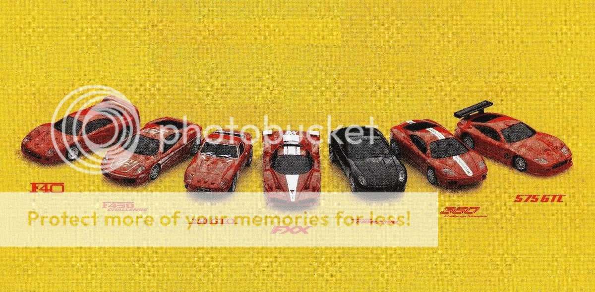 New Ferrari model cars with dynamic engine sounds Set Sealed (1:38 Scale)