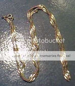 gold plated Twisted Necklace !!!