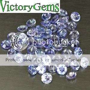 Tanzanite rounds vvs violet blue 1.02ct