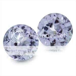 Pair of violet blue tanzanites
