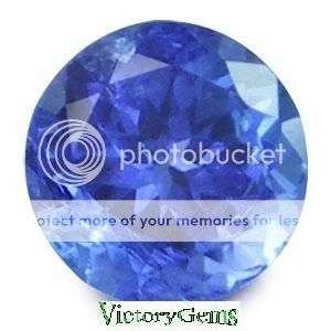 Violet blue tanzanite round 0.18ct - a Must have