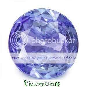 Beautifull tanzanite round,violet blue,0.19ct