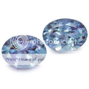 Pair of violet blue tanzanites 0.16ct