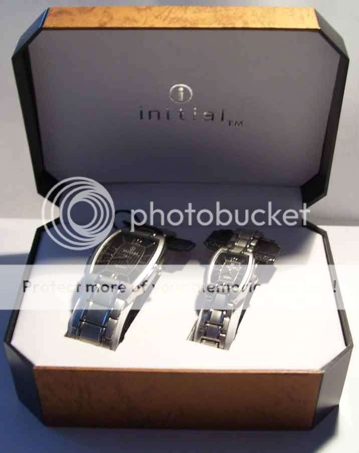 Authentic His and Hers Quality Watch Gift Set in Case