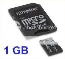 NEW 1GIG Kingston MicroSD/TransFlash Memory Card