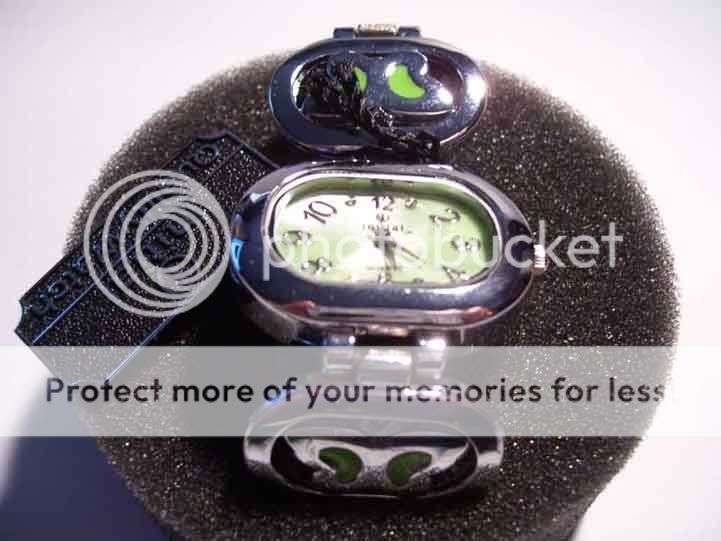 Authentic Initial Ladys  Green Watch  in case  with Gift Bag