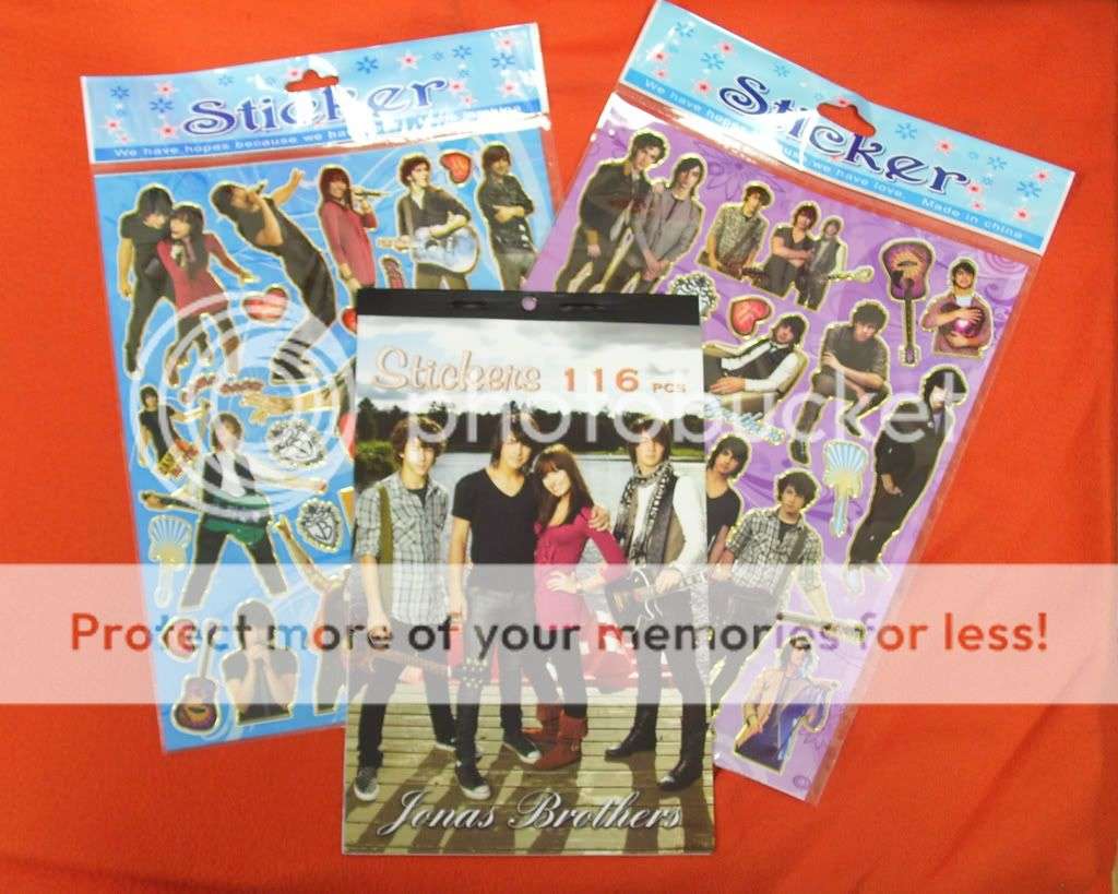 Camp Rock and Jonas Brothers Stickers