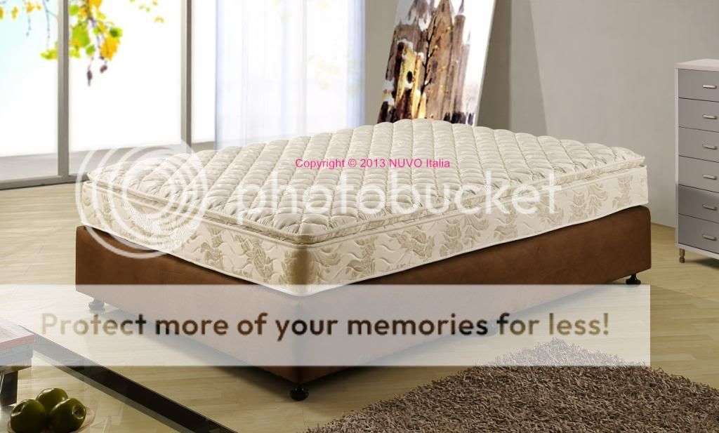 Pillow Top Foam Mattress with 5 Turns Bonnell Springs