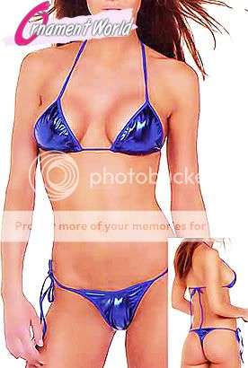 U908 Sexy Lingerie Halter Neck Bikini Top with G-String