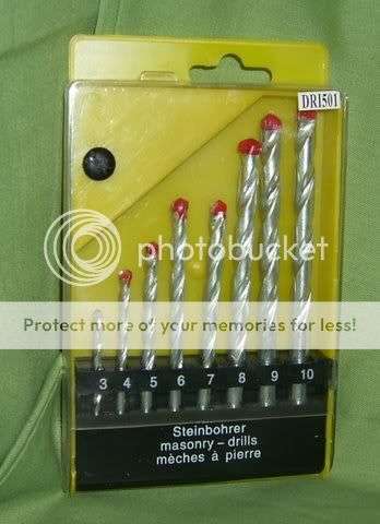 Masonry Drill Set Ideal and Compact