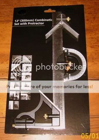 Combination Set with Protractor  300mm