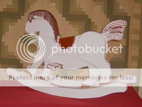 Handmade Wooden Rocking Horse