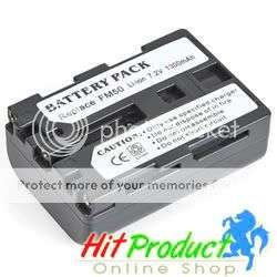 G006 Battery NP-FM50 for Sony DCR-DVD HC PC TRV DSC-S