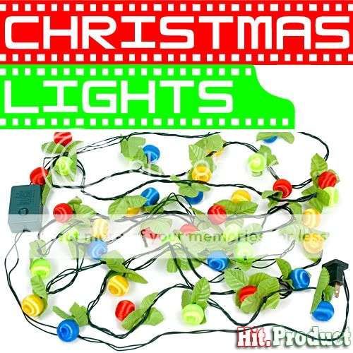 H802 Sparkle Christmas Flash Light BALL Length 11ft New