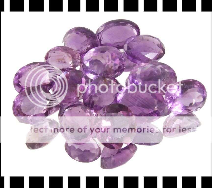 98.15 cts Brazil Amethyst Gemstone Wholesale Lot - Assorted Shapes & Sizes