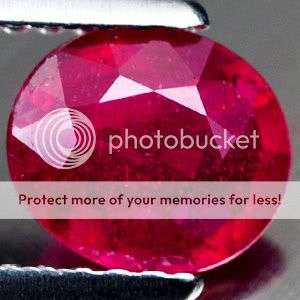 WOW!!  1.25 ct. Exquisite Oval Natural Red RUBY Madagascar