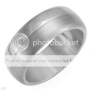 TITANIUM!! Elegant Gents Comfort fit Ring in Titanium- Size 9