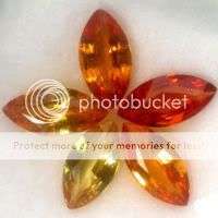 MAJESTIC!!  5PCS FANCY MARQUISE CUT SAPPHIRE 2.10CTS AFRICA  - No Reserve!