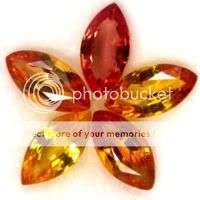 5 X SUPERB FANCY MARQUISE SAPPHIRES 2.33CTS AFRICA - No Reserve!