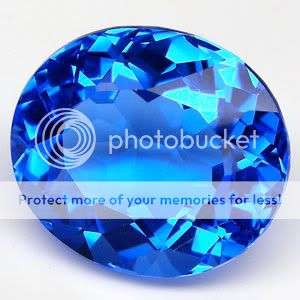 No Reserve!  14.95 CT.Wonderful Best Oval Corn Flower Blue Quartz