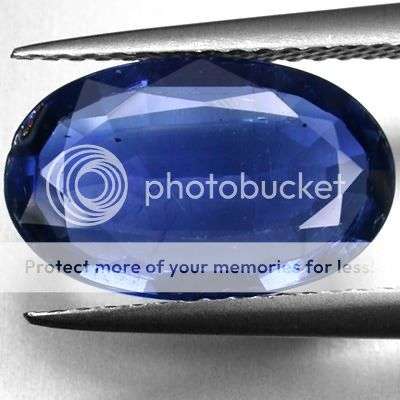 COLLECTORS TOP COLOUR! 2.54CT UNHEATED! VVS NATURAL SAPPHIRE BLUE KYANITE OVAL
