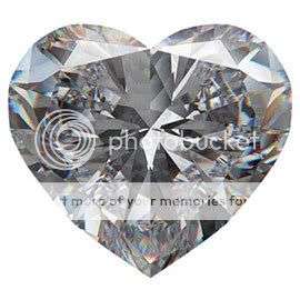 3.00 CTS HEART Cut 8mm Diamond simulant - FINEST LAB CREATED DIAMOND