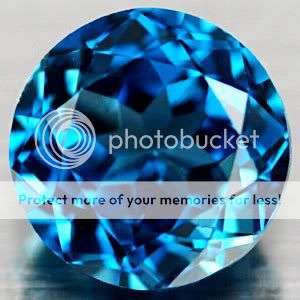 2.20ct.Outstanding AAA Top Deep London Blue Topaz Nice AAA  - 100% Money back guarantee!!