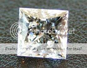 3.40Cts STUNNING Princess Cut AAAAA 8mm Diamond simulant - FINEST AFFORDABLE DIAMOND SIMULATE