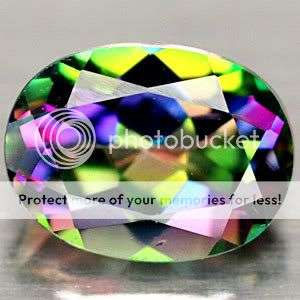 2.15ct.Exquisite! Top Multi Rainbow Colour Mystic Topaz Gemstone - 100% Money back guarantee!!