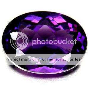 9.15 CT. LOVELY! Oval Natural Top Violet Amethyst AAA Gemstone - Birthstone for February!