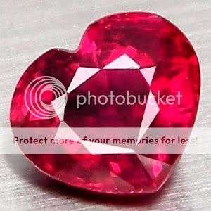 1.33 Cts Ravishing! Heart Shape Madagascar Blood Red Ruby .Wow!