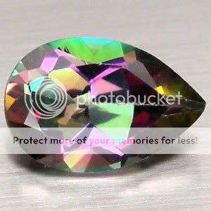 1.45 CT. STUNNING! Pear Mystic Rainbow AAA Topaz  - 100% Money back guarantee!!