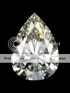 4.20Cts*(2pcs)*Pear Cut AAAAA 9mm x 6mm Diamond Simulate Pair - FINEST DIAMOND SIMULATE
