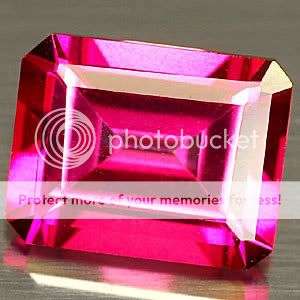4.30 CT. SPECTACULAR Emerald Top Color Pink Topaz AAA Gemstone - 100% Money back guarantee!!