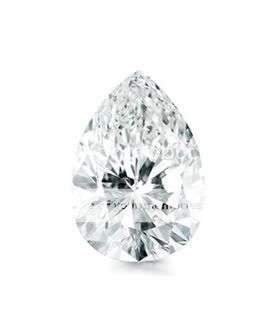 2 x Pear Cut 6x4mm Diamond simulant - FINEST LAB CREATED DIAMOND