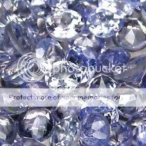 Tanzanites - 1.2 Cts Fabulous Violet Blue  Round Tanzanite Gemstone Lots. Top class!