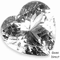 5 Cts (10mm) HEART-FACET DIAMOND-WHITE - Flawless Russian Lab created Diamond