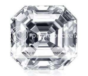 8.00 CTS ASCHER Cut 10mm Diamond simulate - SHIPPING WITHIN SOUTH AFRICA